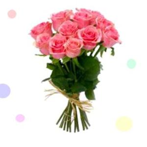 Доставка Цветов и Подарков в Ставрополе - Город Ставрополь 15 розовых роз.jpg